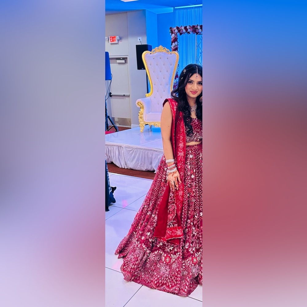Elegant Red Wedding Dress
